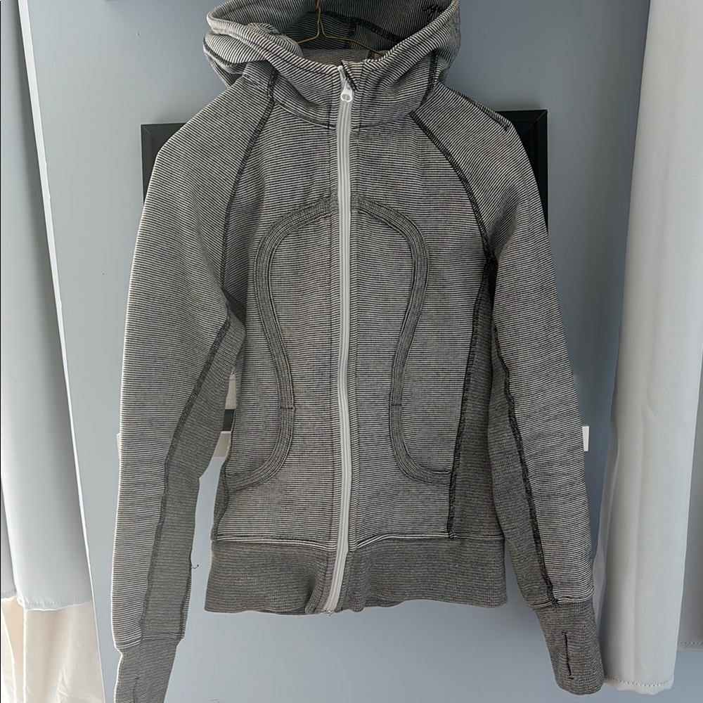 lululemon athletica Gray Zip-Up Hoodie